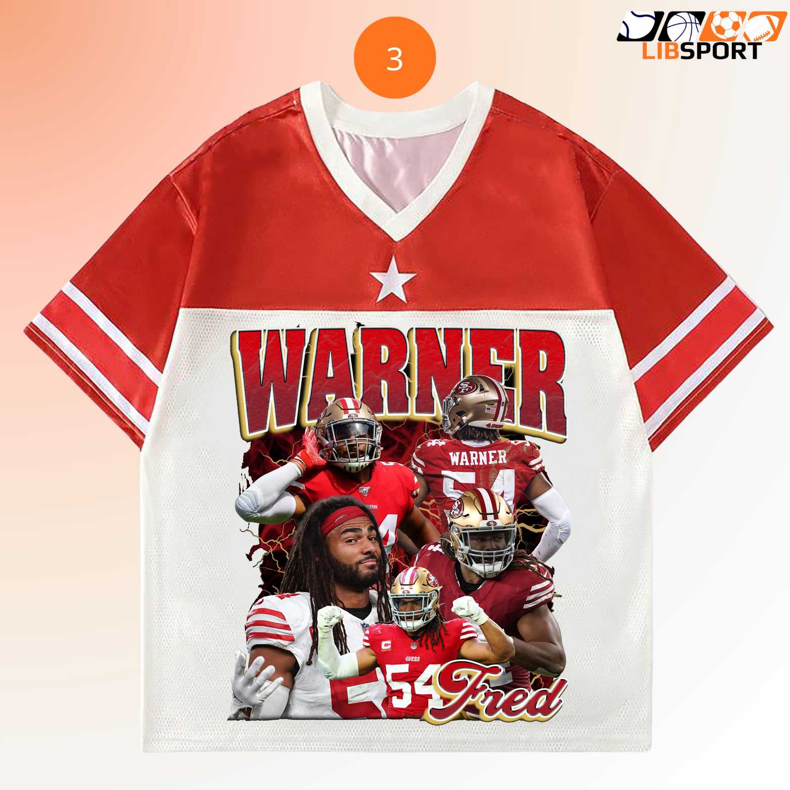 Fred Warner Jersey, San Francisco 49ers Nfl Shirt, Unisex Tee